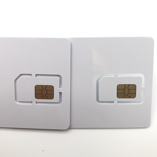 Cartão SIM em branco de plástico gravável e legível