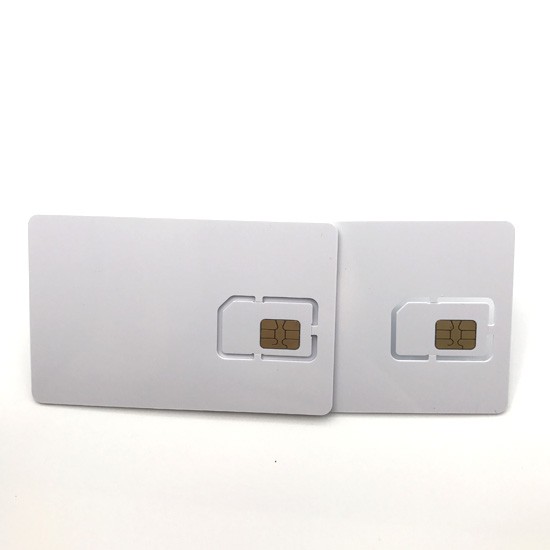 Cartão SIM em branco de plástico gravável e legível