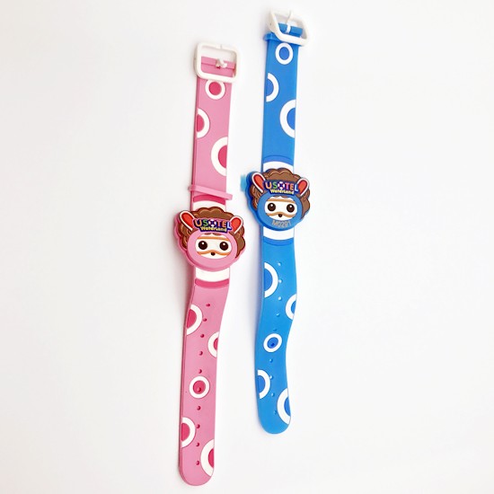 Pulseira de silicone com proximidade RFID ajustável estilo relógio