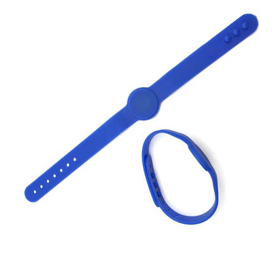 Pulseira de silicone com proximidade RFID ajustável estilo relógio