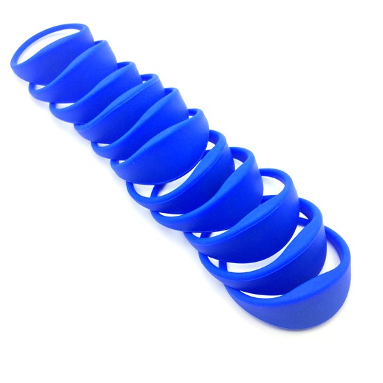 Pulseira RFID de silicone de longo alcance e frequência dupla para solução de segurança