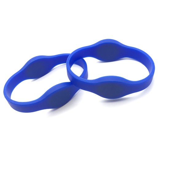 Pulseira RFID de silicone de longo alcance e frequência dupla para solução de segurança