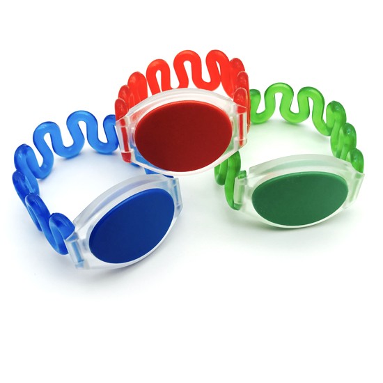 Pulseira de plástico RFID TK4100 LF de proximidade