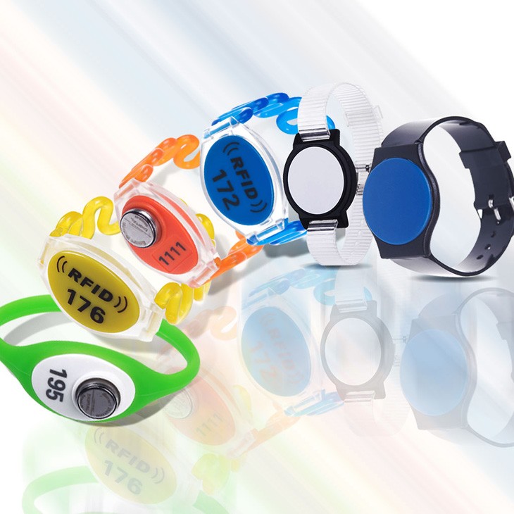 Pulseira de plástico RFID TK4100 LF de proximidade