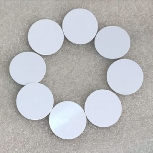 Token de borda redonda inteligente de PVC RFID à prova d'água 125khz 13,56MHz