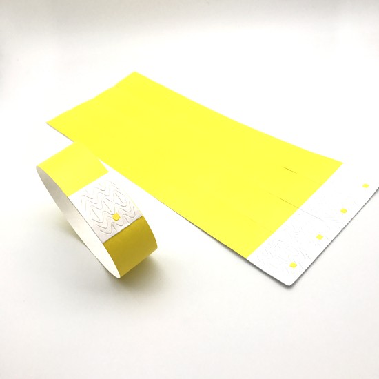 Pulseira RFID Tyvek descartável colorida para publicidade