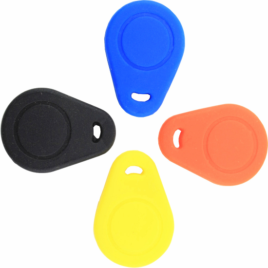 Chaveiro RFID HF de silicone à prova d'água