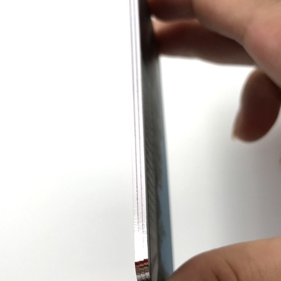 Cartão de Membro com Borda Prateada e Estampagem a Quente