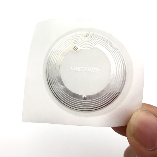 Adesivo NFC Wet Inlay de 13,56 MHz