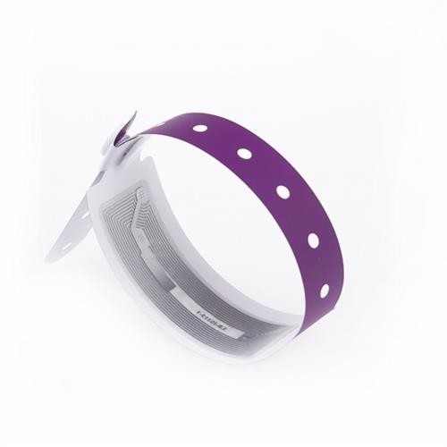 Pulseira de papel descartável RFID de 13,56 MHz para gerenciamento de pacientes