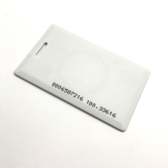 Chip RFID T5577 125KHz ID Clamshell Cartão Grosso para Controle de Acesso