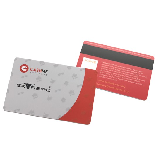 Cartão de fidelidade com impressão offset e ponto UV
