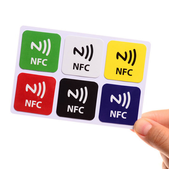 Etiqueta adesiva NFC descartável passiva de 13,56 MHz