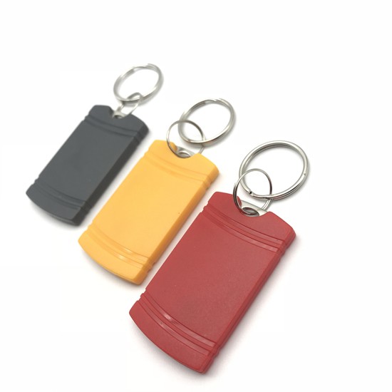 Chaveiro RFID ABS colorido à prova d'água de 13,56 MHz para fechadura