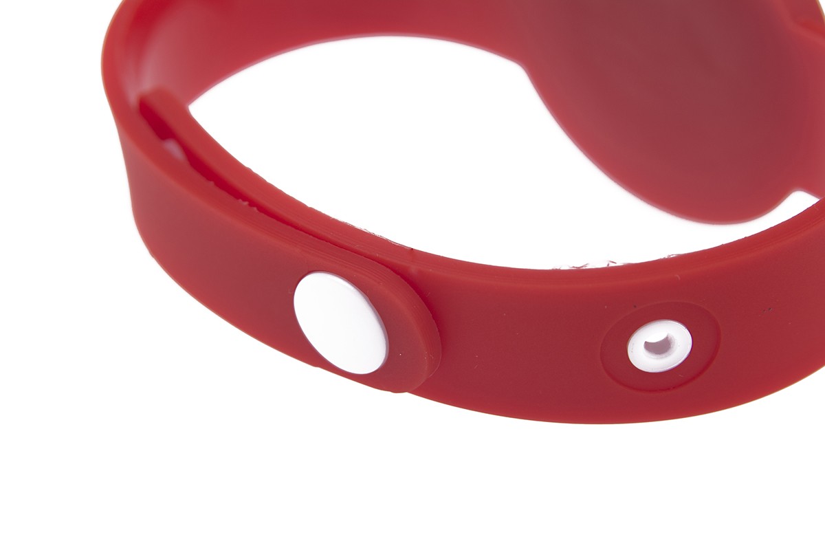 Pulseira NFC de botão descartável de PVC macio RFID