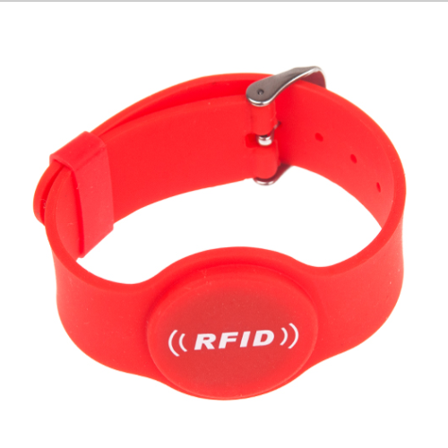 Pulseira RFID passiva FM11RF08 ajustável e reutilizável em cores brilhantes