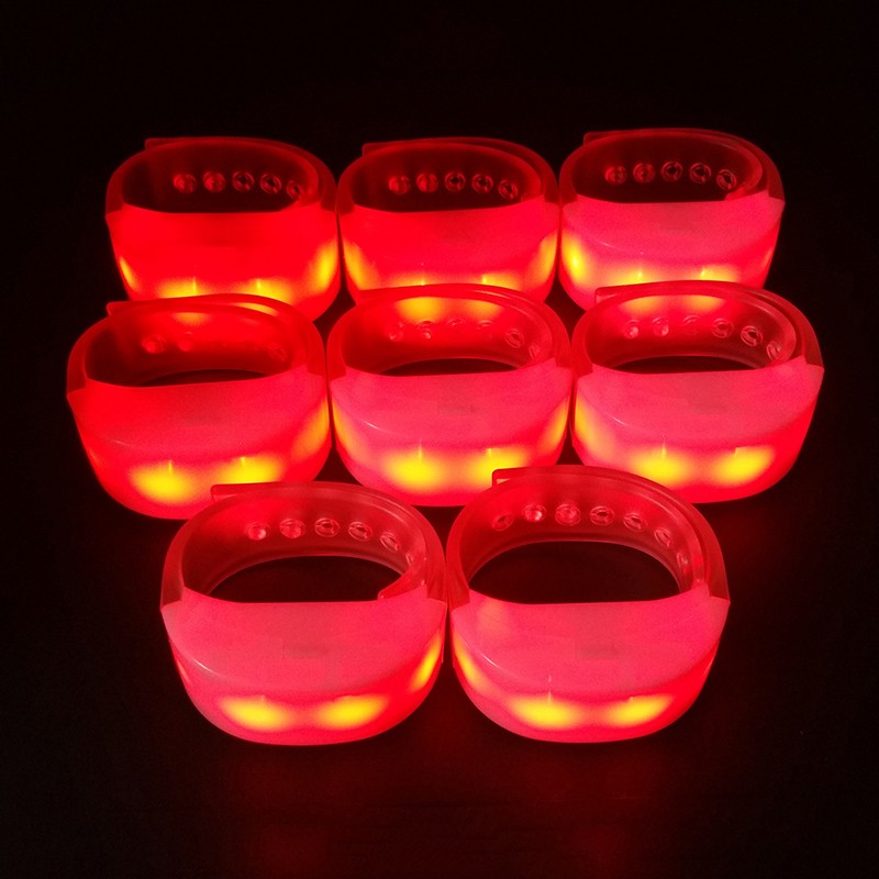 Pulseira LED com controle remoto RFID piscante 2.4G