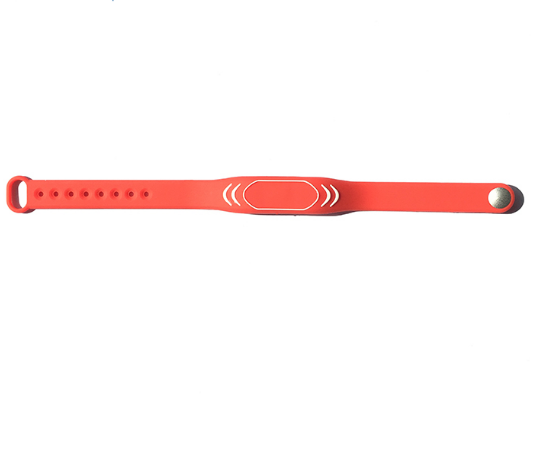 Pulseira de silicone programável e ajustável RFID à prova d'água de 13,56 MHz para piscina