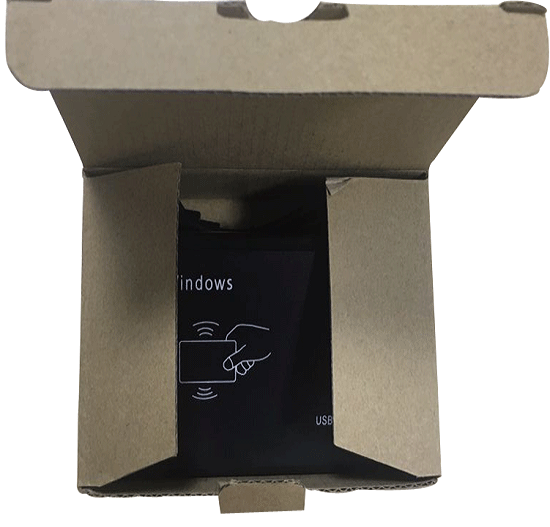 Leitor de cartão de identificação inteligente RFID LF com interface USB/RS232 de 125 KHz