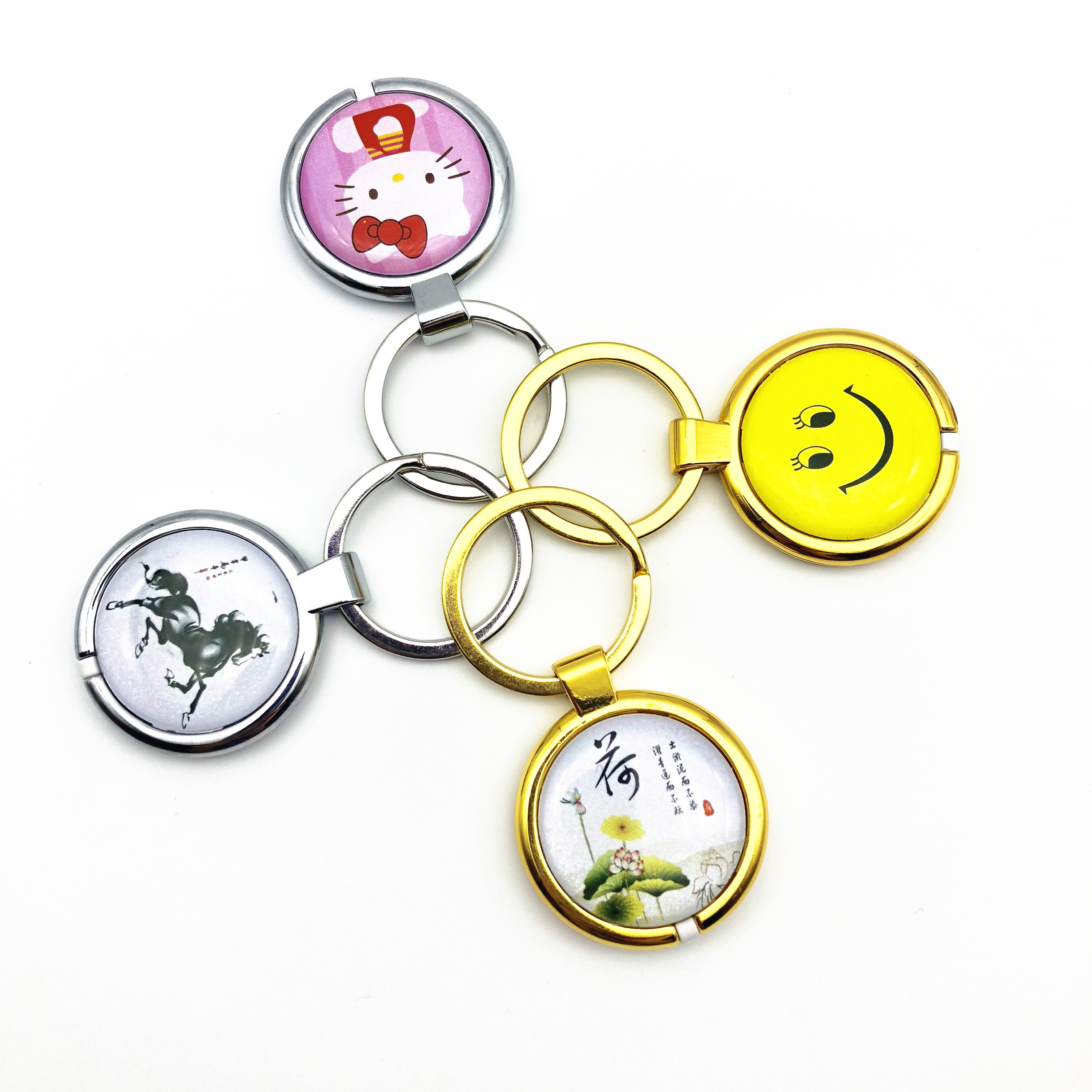 Chaveiro epóxi RFID com anel de metal aprimorado