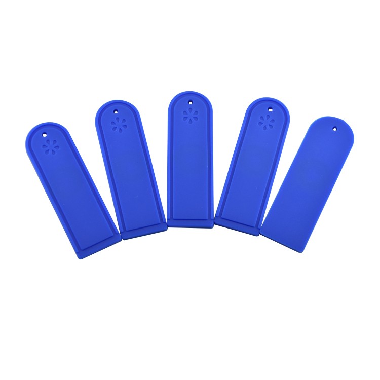Etiqueta de lavanderia UHF RFID EPC Gen2 de silicone durável de 860-960 MHz para roupas