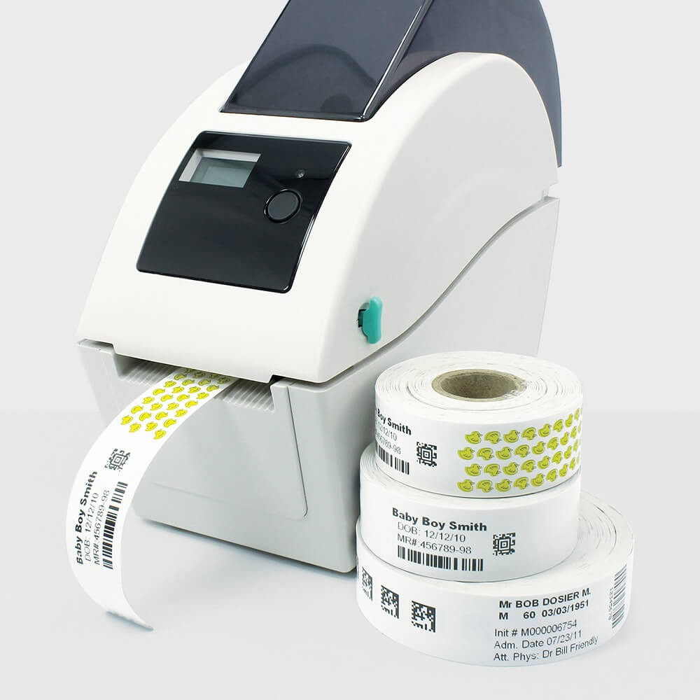 Pulseira de papel descartável para impressão térmica para uso médico com chip FM1108