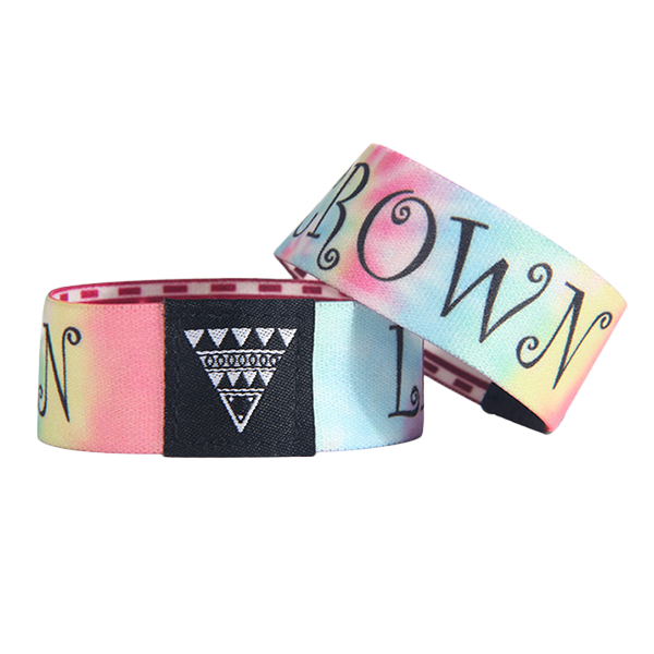 Pulseiras NFC reutilizáveis ​​de tecido elástico Pulseira de tecido elástico