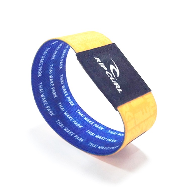 Pulseiras NFC reutilizáveis ​​de tecido elástico Pulseira de tecido elástico