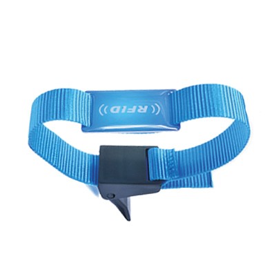 Pulseira de tecido RFID Festival com etiqueta epóxi