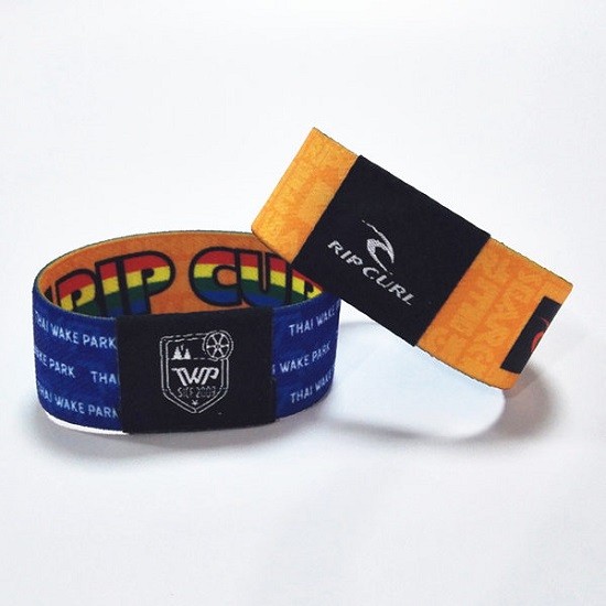 Pulseira RFID de tecido elástico trançado LF