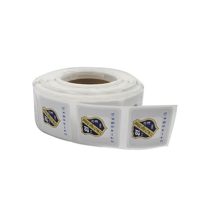 Etiqueta de biblioteca RFID personalizada impressa ISO15693 ICODE SLIX com adesivo 3M