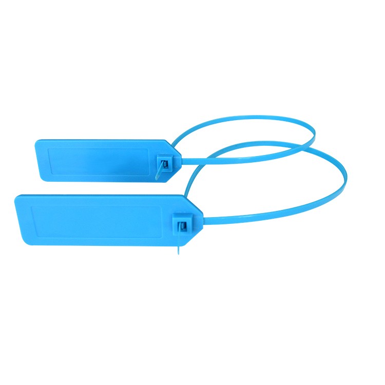 Etiqueta de vedação de braçadeira de cabo de aço e silicone com fecho de correr removível NFC RFID para gerenciamento de rastreamento