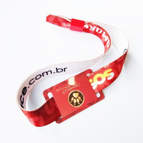 Pulseiras de tecido inteligentes RFID NFC