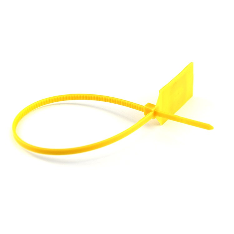 Etiquetas de vedação de cabo RFID de plástico UHF com fecho de correr e Alien H3