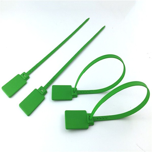 Etiquetas de vedação de cabo RFID de plástico UHF com fecho de correr e Alien H3