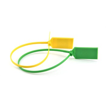 Etiquetas de vedação de abraçadeiras RFID de plástico PP passivas de 13,56 MHz para gerenciamento de rastreamento