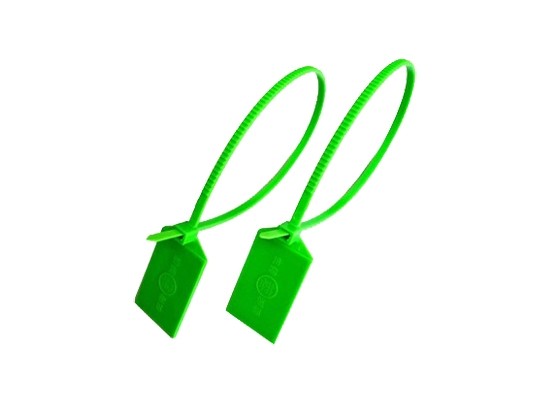 Abraçadeira de cabo com fecho de correr de segurança RFID autotravante em nylon ABS