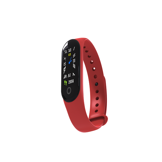 Relógio despertador com tela LED e pulseira inteligente RFID