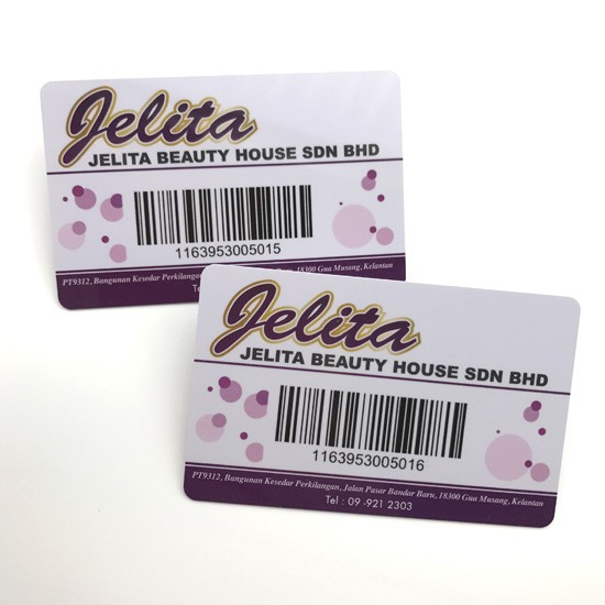 Impressão de cartão de membro de supermercado personalizado