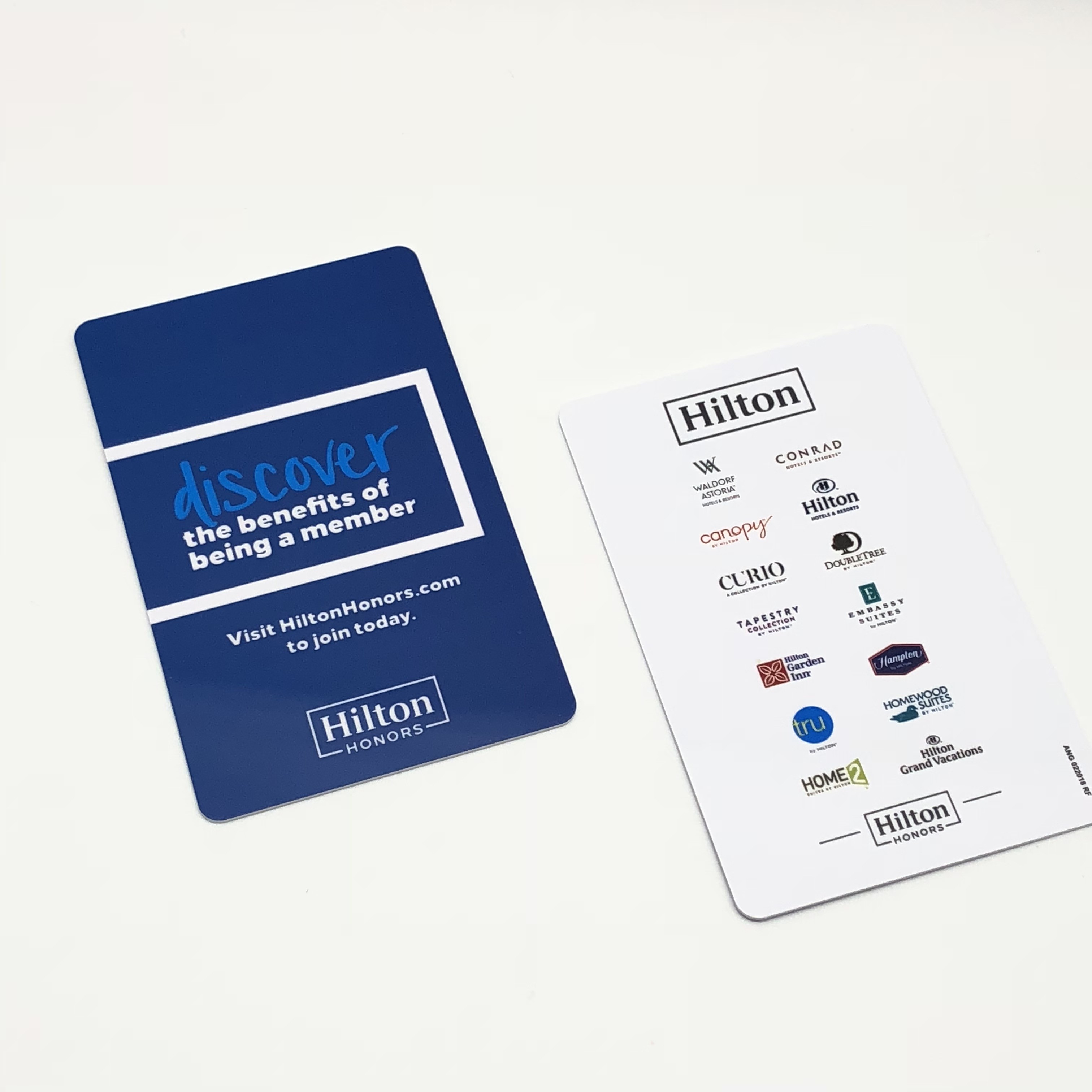 Cartão-chave RFID para hotelaria
