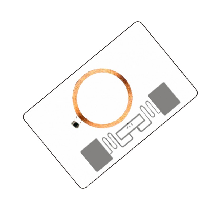 Cartão Inteligente Híbrido Combi RFID HF de Dupla Frequência com UHF