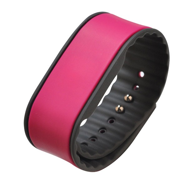 Pulseira de silicone NFC ultraleve C ajustável com RFID