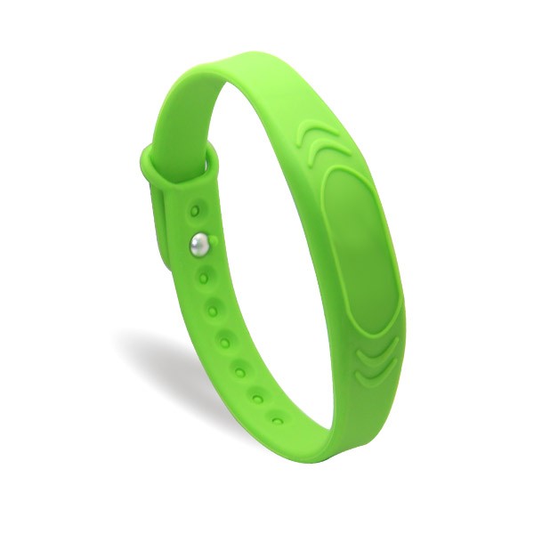 Pulseira de silicone RFID para academia para piscinas Pulseira inteligente NFC/RFID