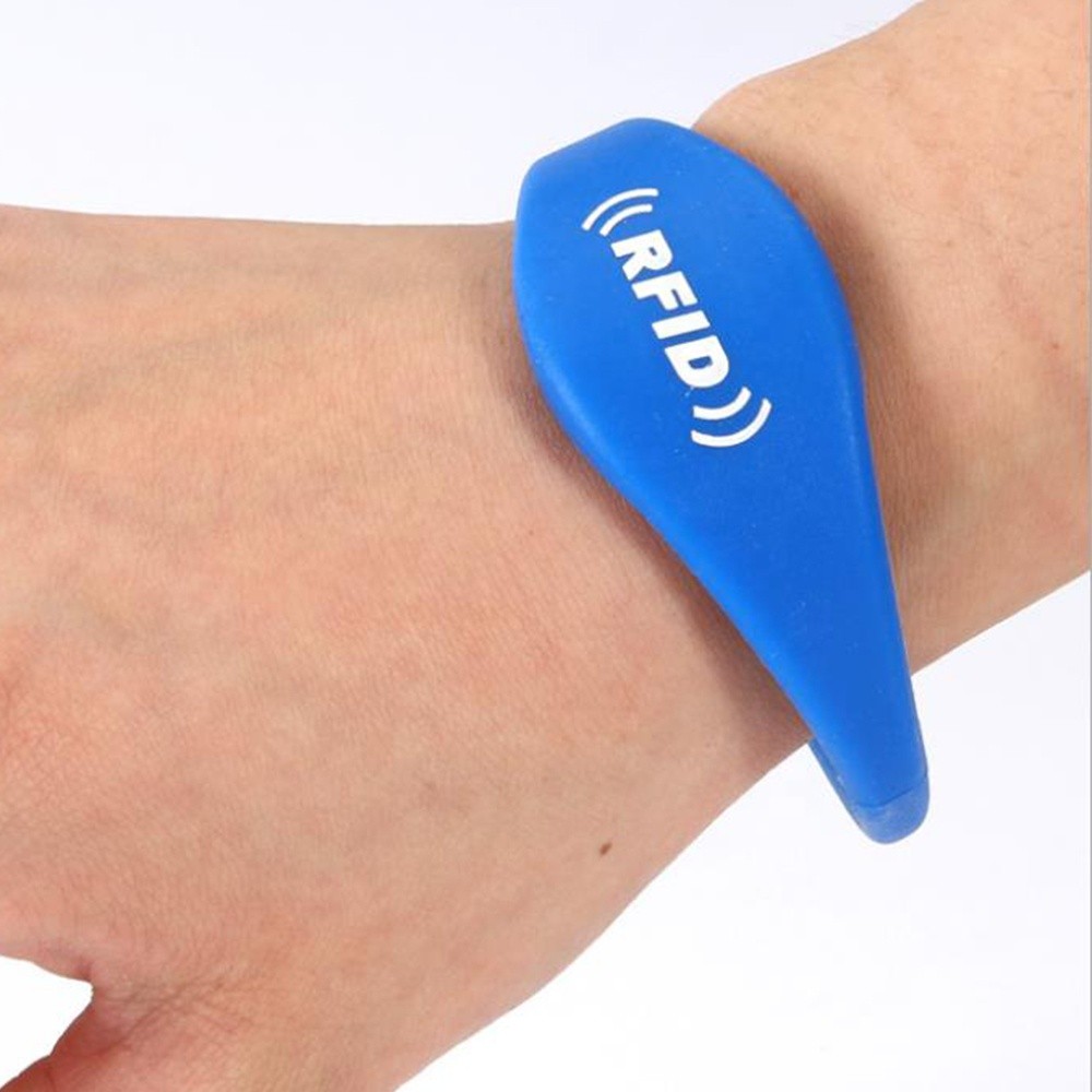 Pulseiras de proximidade inteligentes personalizadas por atacado com controle de acesso e pulseira RFID de silicone macio