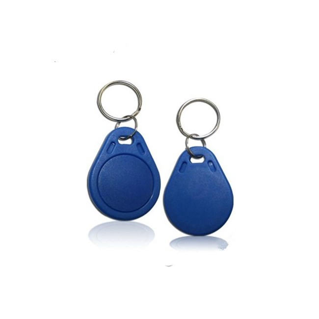 Cartão de identificação à prova d'água regravável e prático NFC RFID chaveiro personalizado