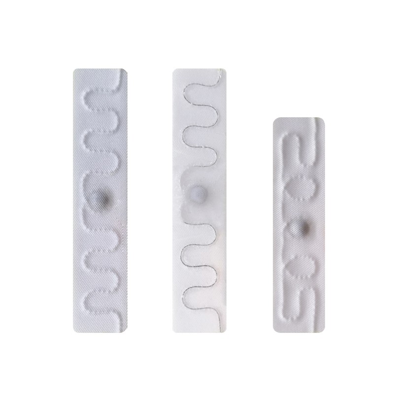 Etiqueta de lavanderia RFID para roupas de linho têxtil UHF branco de 860-960 MHz para rastreamento de roupas