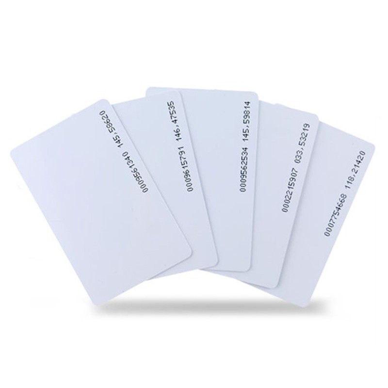 Cartão de identificação de controle de acesso sem contato por atacado 125khz TK4100 Chip PVC Smart Blank Proximity RFID Card