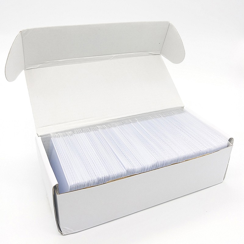 Cartão de identificação de controle de acesso sem contato por atacado 125khz TK4100 Chip PVC Smart Blank Proximity RFID Card