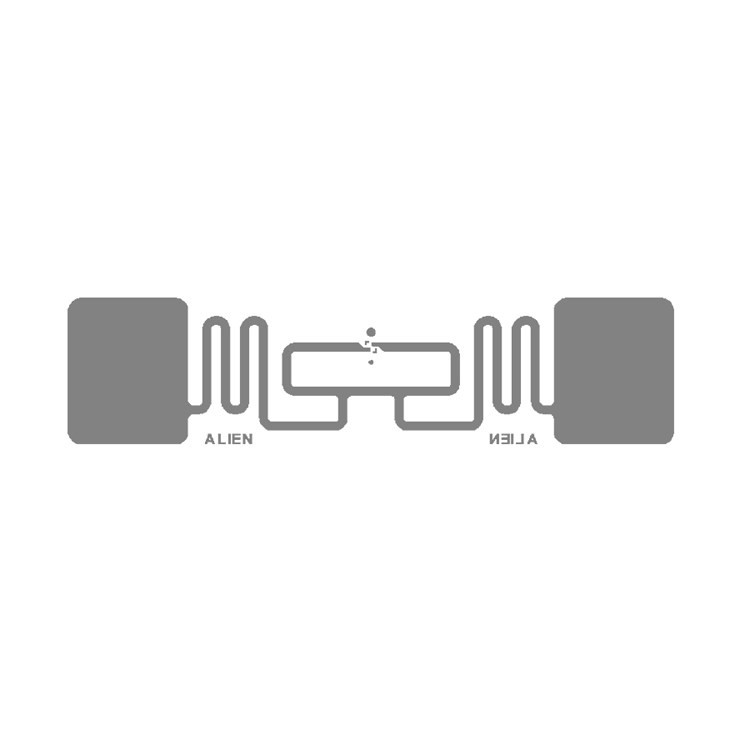 Etiqueta adesiva RFID UHF com chip H3 H9 9640, tamanho de antena 94,8*8,15 mm
