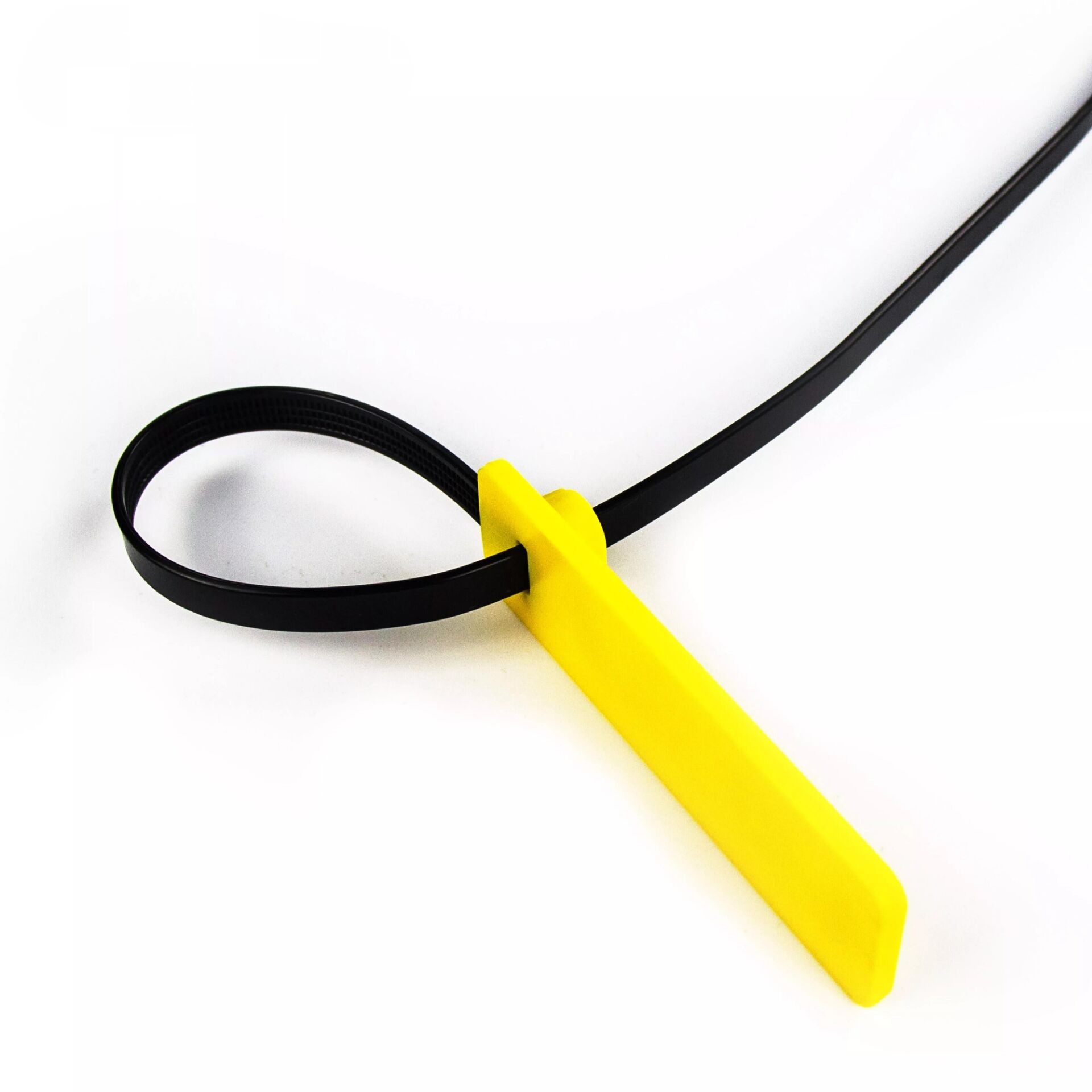 Etiqueta de abraçadeira de nylon com fecho de correr de plástico RFID com autobloqueio personalizada e etiqueta